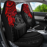 Vanuatu Polynesian Car Seat Covers - Red Turtle - Amazing 091114 - YourCarButBetter