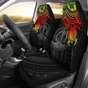 Vanuatu Polynesian Car Seat Covers - Reggae Turtle - Amazing 091114 - YourCarButBetter