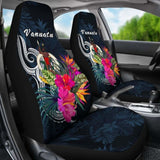 Vanuatu Polynesian Car Seat Covers - Tropical Flower - 105905 - YourCarButBetter