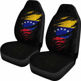 Venezuela In Me Car Seat Covers - Special Grunge Style (Set Of Two) 232125 - YourCarButBetter