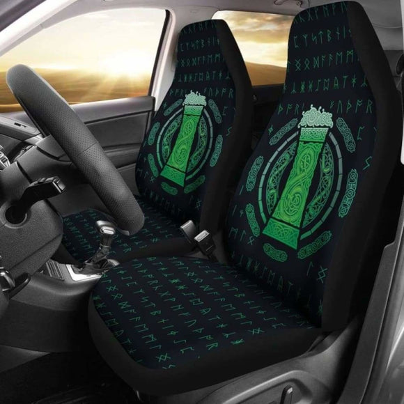 Viking Ale Horn Car Seat Covers 105905 - YourCarButBetter