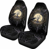 Viking Car Seat Cover - Raven Of Odin - 144909 - YourCarButBetter