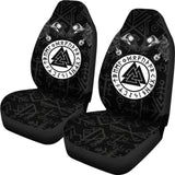 Viking Car Seat Covers Fenrir Skoll And Hati Valknut Raven Amazing Gifts 094513 - YourCarButBetter
