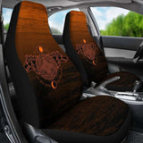 Viking Car Seat Covers Hati And Skoll Orange 105905 - YourCarButBetter