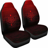 Viking Car Seat Covers Hati And Skoll Red 105905 - YourCarButBetter