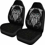 Viking Car Seat Covers Odin’S Eye With Raven 1 105905 - YourCarButBetter