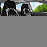Viking Car Seat Covers Odin’S Eye With Raven 144909 - YourCarButBetter