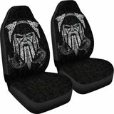 Viking Car Seat Covers Odin’S Eye With Raven 144909 - YourCarButBetter