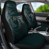 Viking Car Seat Covers Ravens Skull Tattoo9 105905 - YourCarButBetter