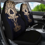 Viking Car Seat Covers Wolf Celtic Galaxy Amazing 105905 - YourCarButBetter