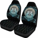 Viking Car Seat Covers Yggdrasil And Ravens Amazing 105905 - YourCarButBetter