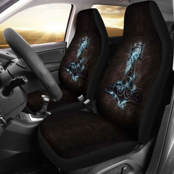 Viking God Of Thunder Car Seat Covers 105905 - YourCarButBetter