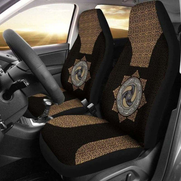 Viking Horn Of Odin The Norse God Car Seat Covers Amazing 105905 - YourCarButBetter
