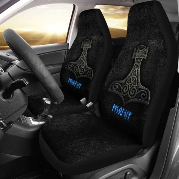 Viking Mjolnir Car Seat Covers 110424 - YourCarButBetter