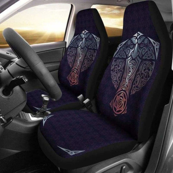 Viking Odin God Of War Car Seat Covers Amazing 105905 - YourCarButBetter