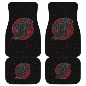 Viking Odin’S Raven Rune Car Floor Mats 211405 - YourCarButBetter