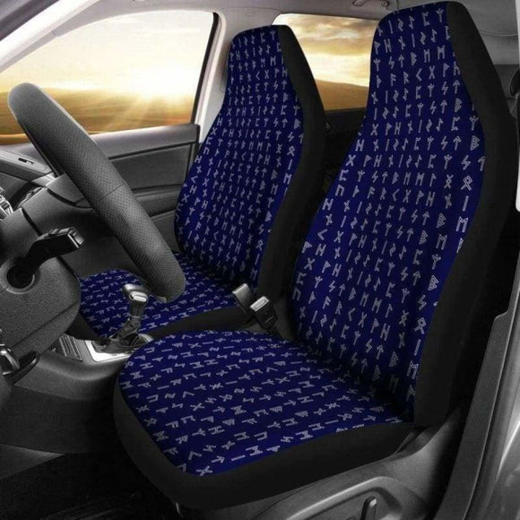 Viking Rune Runic Alphabet Car Seat Covers 144909 - YourCarButBetter