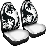 Viking Style Car Seat Cover - Ying Yang Wolf 1 174510 - YourCarButBetter