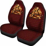 Viking Valknut Runic Symbol Car Seat Covers 105905 - YourCarButBetter