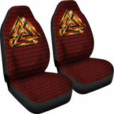 Viking Valknut Runic Symbol Car Seat Covers 105905 - YourCarButBetter