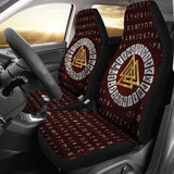 Viking Valknut Runic Symbol Car Seat Covers 105905 - YourCarButBetter