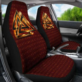 Viking Valknut Runic Symbol Car Seat Covers 105905 - YourCarButBetter