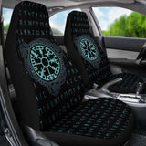 Viking Vegvisir Symbol Car Seat Covers 105905 - YourCarButBetter