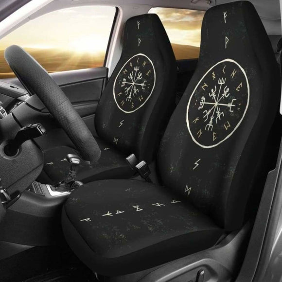 Viking Vegvisir The Norse God Car Seat Covers 144909 - YourCarButBetter