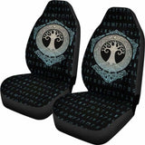 Viking Yggdrasil Tree Of Life Car Seat Covers 105905 - YourCarButBetter