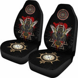 Vikings Car Seat Covers Raven Of Odin - Special Version 144909 - YourCarButBetter