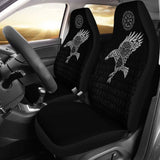 Vikings Car Seat Covers - The Raven Of Odin Tattoo 144909 - YourCarButBetter