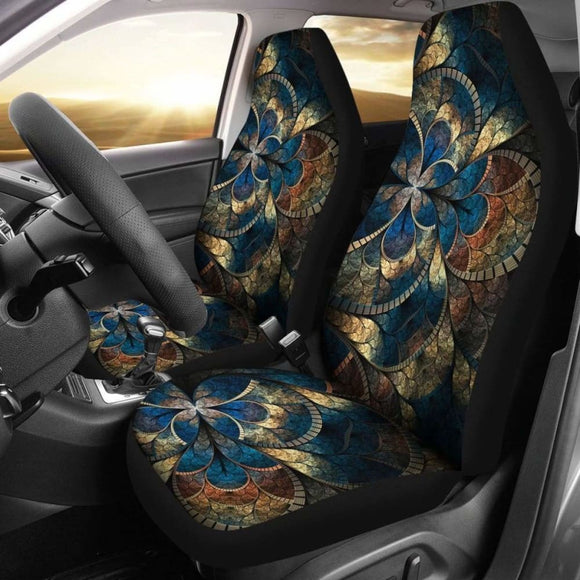 Vintage Floral Boho Car Seat Covers 04 153908 - YourCarButBetter