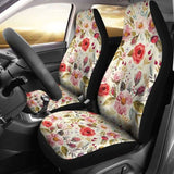 Vintage Floral Car Seat Covers Beige 153908 - YourCarButBetter