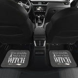 Vintage You Coulda Had a Bad Witch Halloween Car Floor Mats 211507 - YourCarButBetter