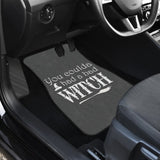 Vintage You Coulda Had a Bad Witch Halloween Car Floor Mats 211507 - YourCarButBetter