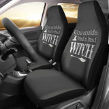 Vintage You Coulda Had a Bad Witch Halloween Car Seat Covers 211507 - YourCarButBetter