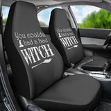 Vintage You Coulda Had a Bad Witch Halloween Car Seat Covers 211507 - YourCarButBetter