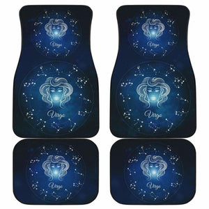 Virgo Zodiac Sign Car Floor Mats Amazing Gift 211902 - YourCarButBetter