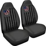 Volkswagen Custom American Flag Design Printed Car Seat Covers 212803 - YourCarButBetter