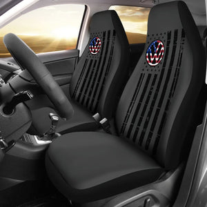 Volkswagen Custom American Flag Design Printed Car Seat Covers 212803 - YourCarButBetter
