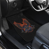 Volunteer Firefighter Fire and Rescue Courage Honor Custom Eagle Car Floor Mats 211507 - YourCarButBetter