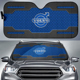 Volvo Black And Blue Themed Printed Car Accessories Car Auto Sun Shades 210901 - YourCarButBetter