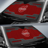 Volvo Black And Red Themed Printed Car Accessories Car Auto Sun Shades 210901 - YourCarButBetter