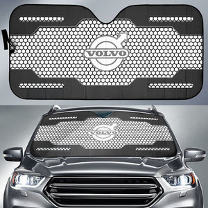 Volvo Black And White Themed Printed Car Accessories Car Auto Sun Shades 210901 - YourCarButBetter