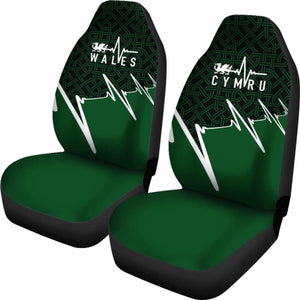 Wales Car Seat Covers - Wales In My Heartbeat 174914 - YourCarButBetter