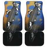 Walleye Bones And Skin Pattern Fishing Car Floor Mats 182417 - YourCarButBetter