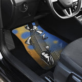 Walleye Bones And Skin Pattern Fishing Car Floor Mats 182417 - YourCarButBetter