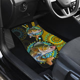 Walleye Ethnic Pattern Fishing Car Floor Mats 182417 - YourCarButBetter