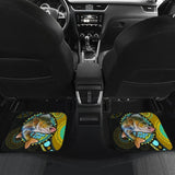 Walleye Ethnic Pattern Fishing Car Floor Mats 182417 - YourCarButBetter