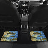 Walleye Fish Skin Pattern Fishing Car Floor Mats 182417 - YourCarButBetter